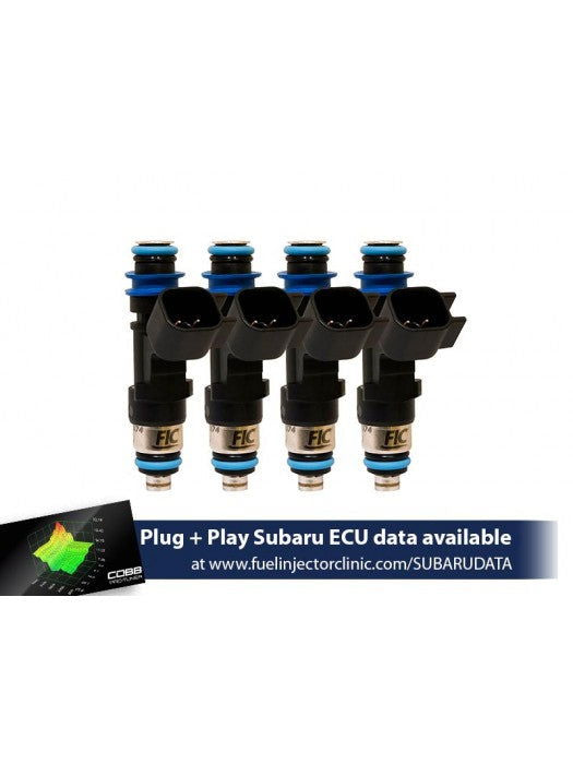 1000CC FIC TOP-FEED CONVERTED SUBARU STI ('04-'06) LEGACY GT ('05-'06) FUEL INJECTOR CLINIC INJECTOR SET (HIGH-Z) - GLS Performance Motorsports LLC - -  - 